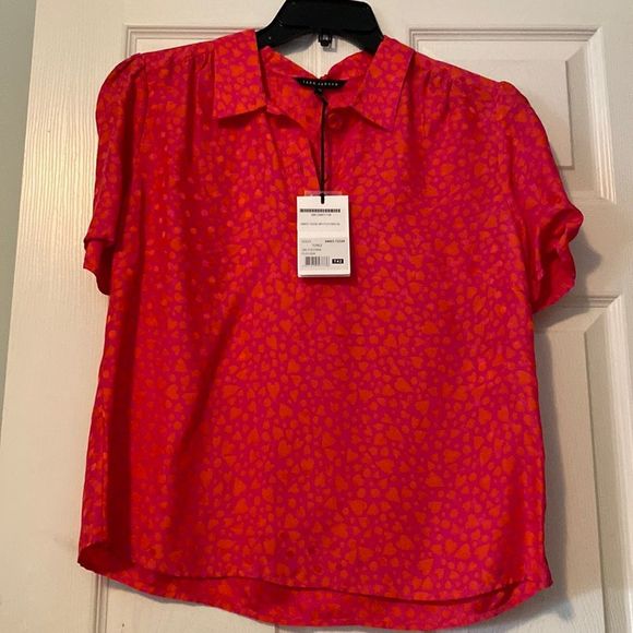 Vibrant Red Women's Top - Picture 1 of 3